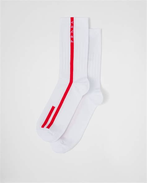 prada socks zig zag|Prada Socks for Women .